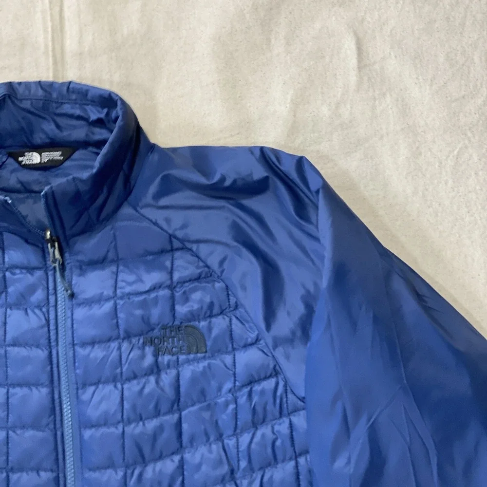 The North Face ThermoBall Eco Mens Sz S Insulated Quilted Jacket Blue